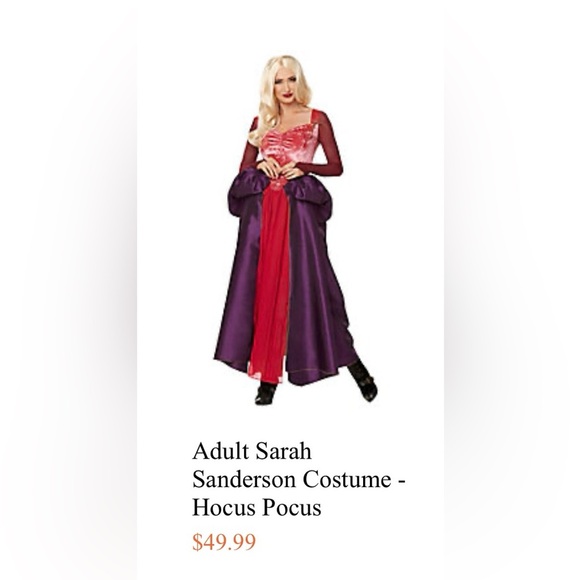 Dresses & Skirts - Halloween Sarah Sanderson Costume and Wig
Deluxe - Hocus Pocus